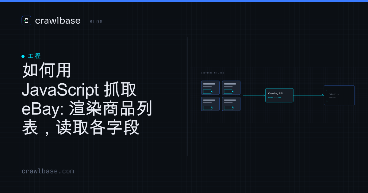 如何用 JavaScript 抓取 eBay · Crawlbase Blog