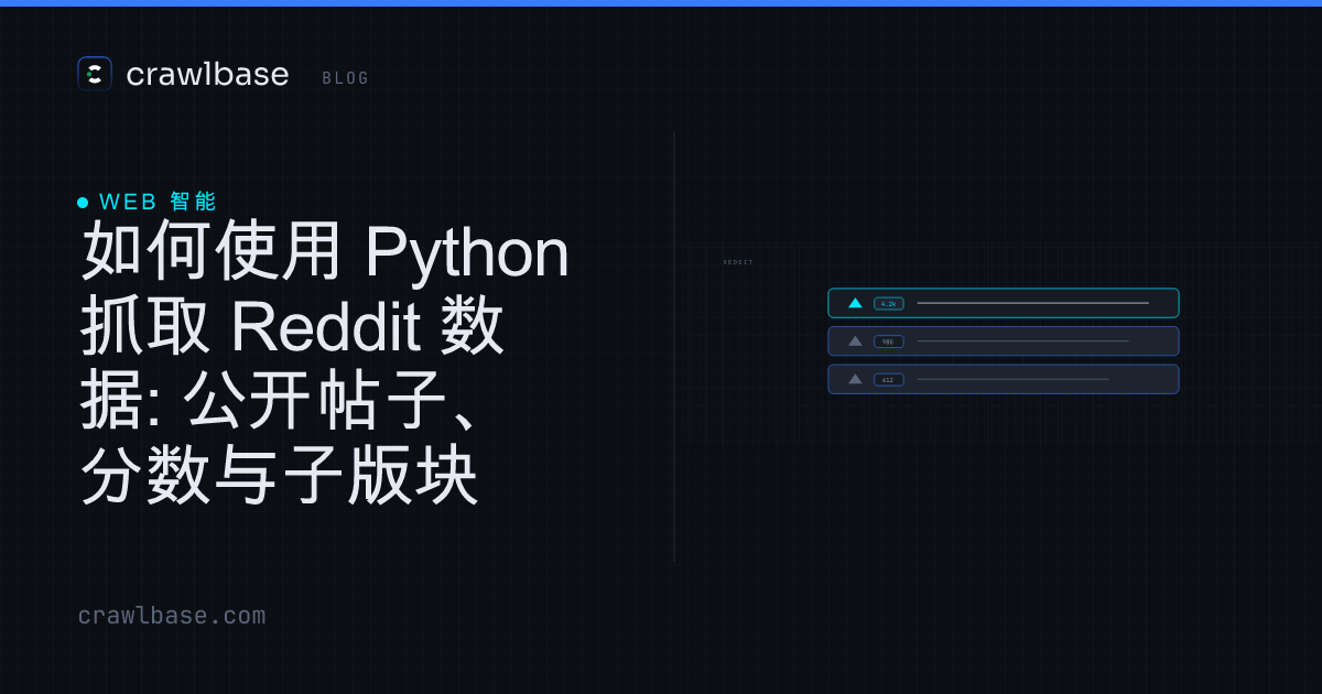 如何使用 Python 抓取 Reddit 数据 · Crawlbase Blog